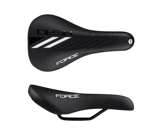 Седло Force HERO junior 20-24" 20071 (чёрно-белое), изображение 4