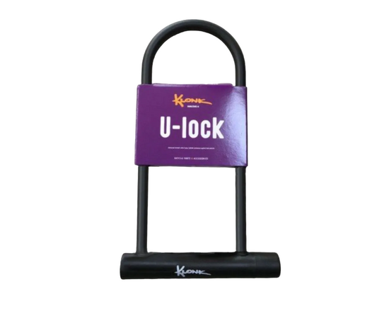 Замок на ключ KLONK U-lock 180x245 мм (чёрный)