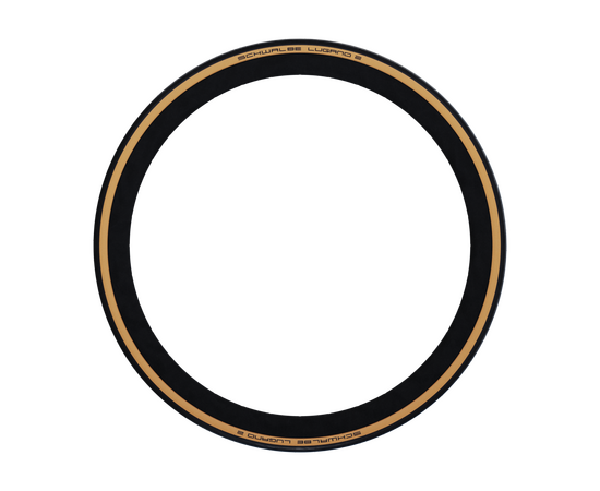 Велосипедная покрышка Schwalbe LUGANO II 700x25C (25-622), K-Guard, 50TPI, Classic (бежевая боковина), изображение 2