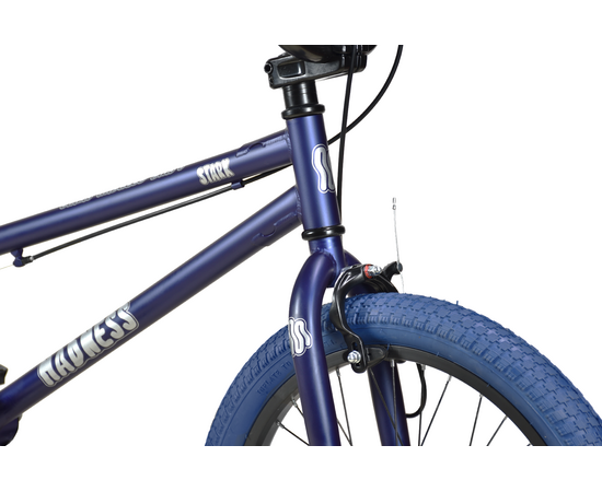 Велосипед Stark'24 Madness BMX 1 (темно-синий матовый/серебристый/темно-синий), Цвет: синий, изображение 3