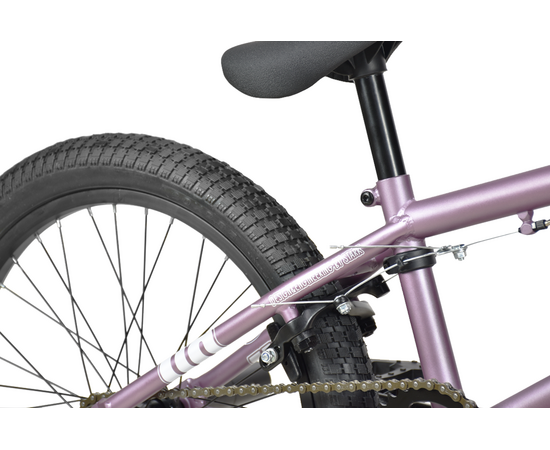 Велосипед Stark'24 Madness BMX 2 (фиолетово-серый/перламутр/черный), Цвет: розовый, изображение 4