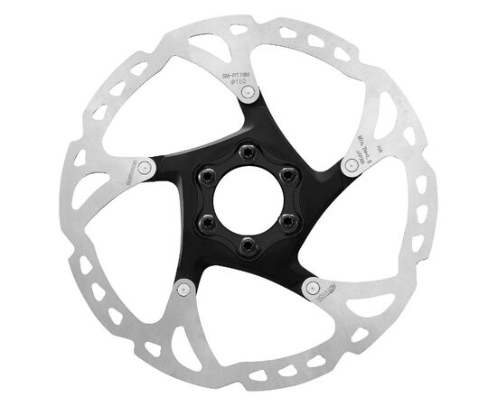 Ротор тормозной Shimano SM-RT76 (160 мм, 6 болтов), Цвет: серый, Диаметр: 160