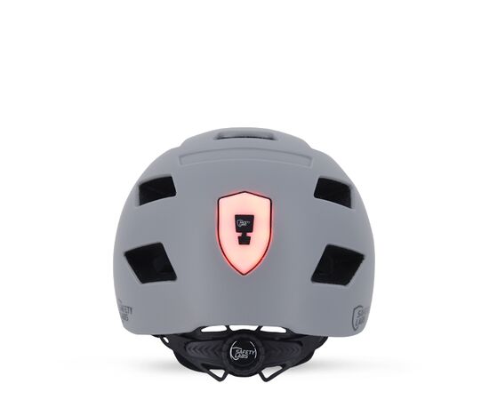 Велошлем Safety Labs E-Bahn 2.0 (матовый серый), Цвет: серый, Размер: 54-57, изображение 3