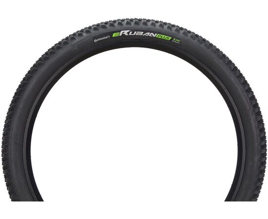 Покрышка Continental eRuban Plus 27,5x2,60 черная, жесткий корд, Цвет: черный, Ширина: 2.60" (66 мм), изображение 2