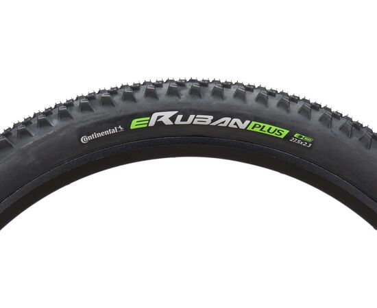 Покрышка Continental eRuban Plus 27,5x2,30 черная, жесткий корд, Цвет: черный, Ширина: 2.30" (58 мм), изображение 3