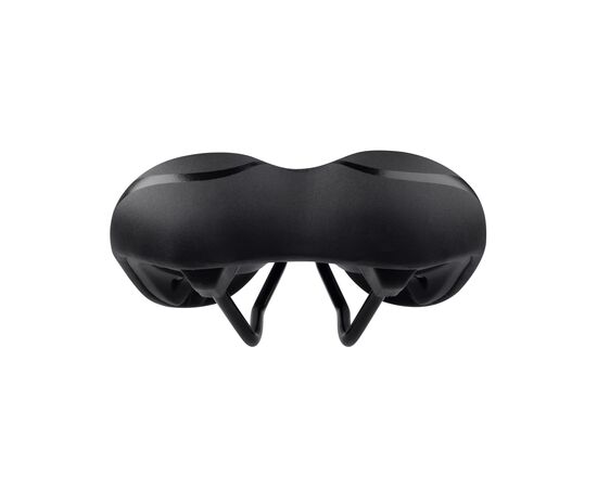 Седло туристическое Force COMFORT GEL MAN 20175 (чёрное), изображение 4