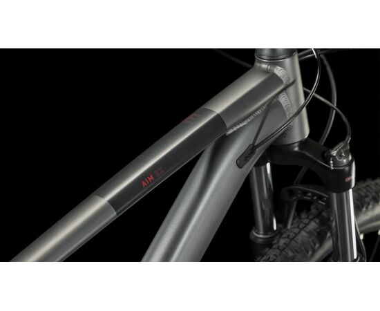 Велосипед Cube Aim EX (grey´n´red), Цвет: серый, Размер рамы: 20", изображение 2