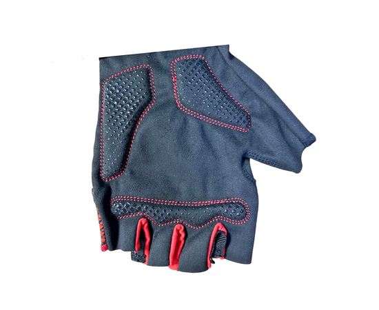 Перчатки JAFFSON SCG 46-0586 (чёрный/красный), Цвет: красный, Размер: M, изображение 2