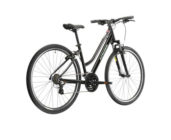 Велосипед KROSS Evado 2.0 D 28 (черный/мятный глянец, 23), Цвет: черный, Размер рамы: L, изображение 2