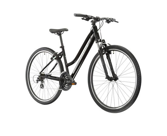 Велосипед KROSS Evado 2.0 D 28 (черный/мятный глянец, 23), Цвет: черный, Размер рамы: L, изображение 3