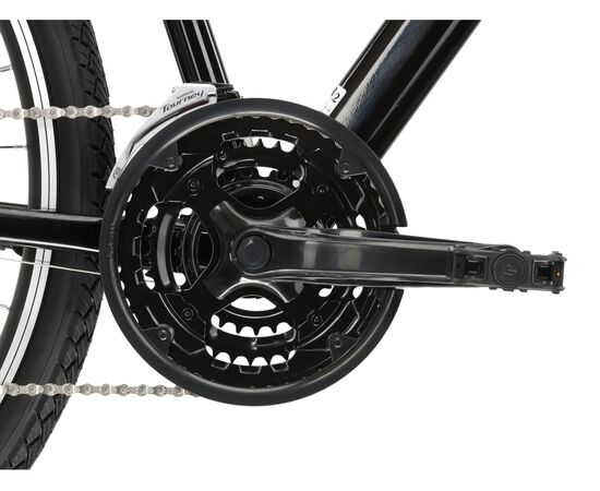 Велосипед KROSS Evado 2.0 D 28 (черный/мятный глянец, 23), Цвет: черный, Размер рамы: L, изображение 4