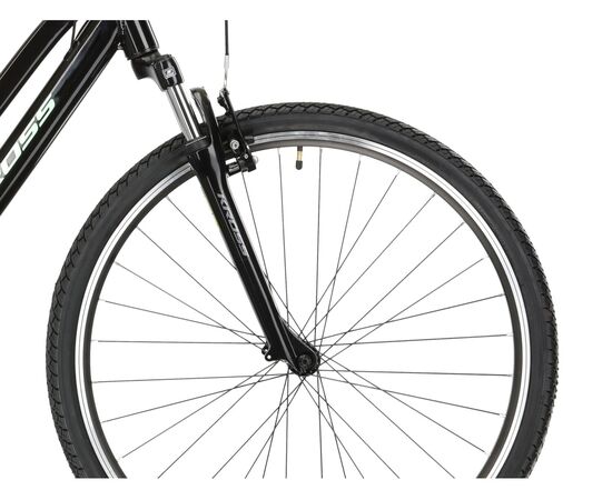 Велосипед KROSS Evado 2.0 D 28 (черный/мятный глянец, 23), Цвет: черный, Размер рамы: L, изображение 9