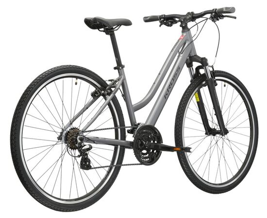 Велосипед KROSS Evado 2.0 D 28 (графитовый/черный матовый, 23), Цвет: серый, Размер рамы: S, изображение 2