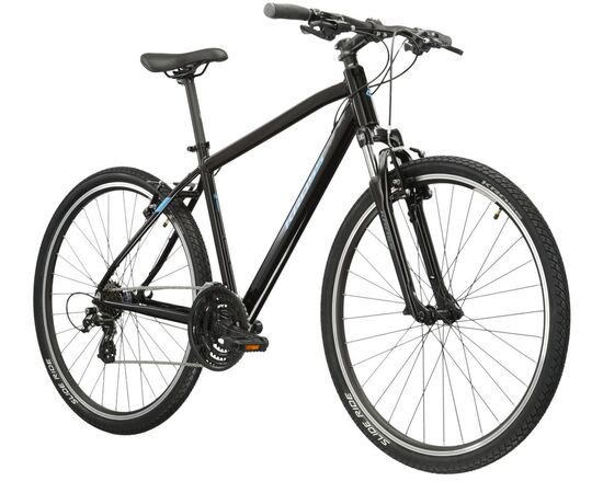 Велосипед KROSS Evado 2.0 M 28 (черный/синий глянцевый, 23), Цвет: синий, Размер рамы: M, изображение 2