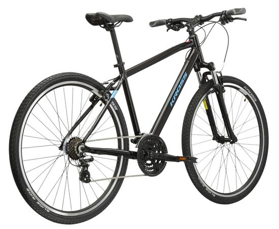 Велосипед KROSS Evado 2.0 M 28 (черный/синий глянцевый, 23), Цвет: синий, Размер рамы: M, изображение 3