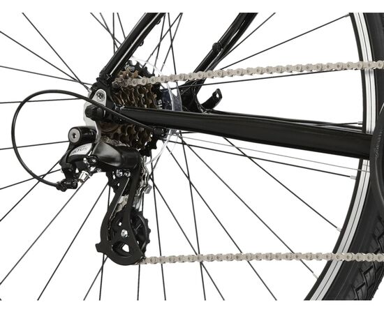 Велосипед KROSS Evado 2.0 M 28 (черный/синий глянцевый, 23), Цвет: синий, Размер рамы: M, изображение 6