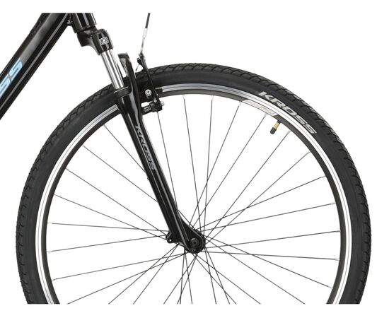 Велосипед KROSS Evado 2.0 M 28 (черный/синий глянцевый, 23), Цвет: синий, Размер рамы: M, изображение 9