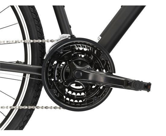 Велосипед KROSS Evado 2.0 M 28 (черный/зелёный матовый, 23), Цвет: зелёный, Размер рамы: L, изображение 4