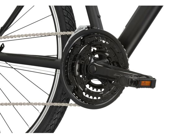 Велосипед KROSS Evado 2.0 M 28 (черный/зелёный матовый, 23), Цвет: зелёный, Размер рамы: L, изображение 5