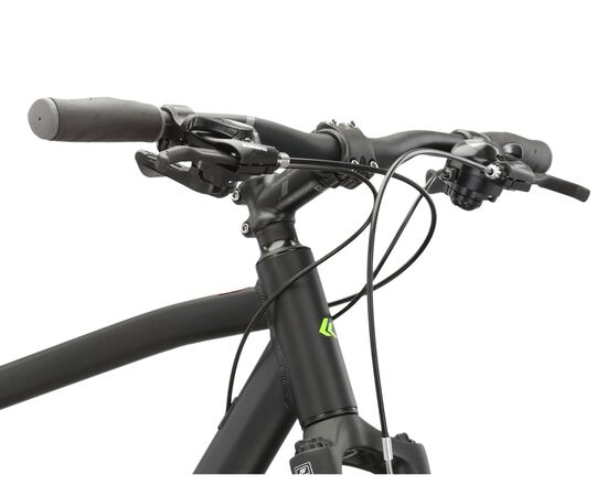 Велосипед KROSS Evado 2.0 M 28 (черный/зелёный матовый, 23), Цвет: зелёный, Размер рамы: L, изображение 8