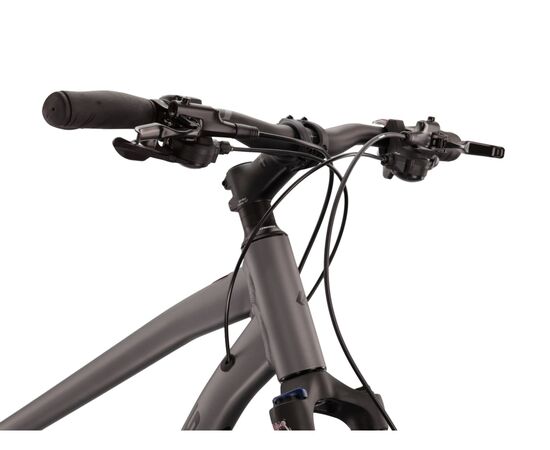 Велосипед KROSS Evado 5.0 M 28 (графитовый/чёрный матовый, 23), Цвет: серый, Размер рамы: XL, изображение 8