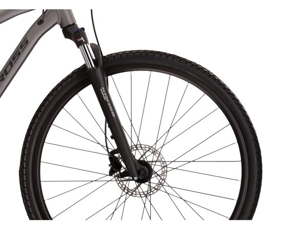 Велосипед KROSS Evado 5.0 M 28 (графитовый/чёрный матовый, 23), Цвет: серый, Размер рамы: XL, изображение 9