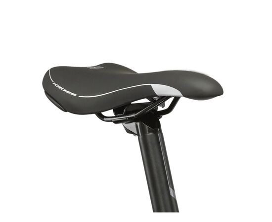 Велосипед KROSS Evado 5.0 M 28 (графитовый/чёрный матовый), Цвет: серый, Размер рамы: L, изображение 12