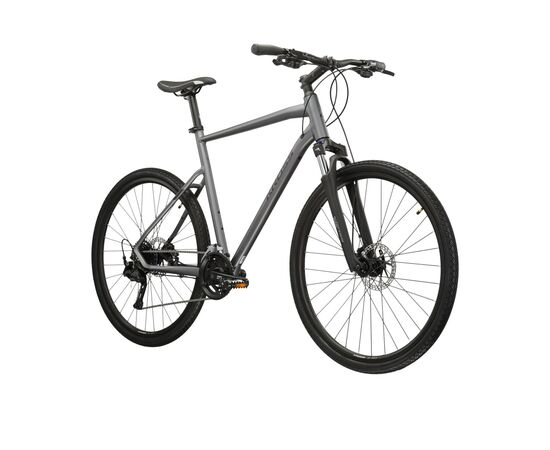 Велосипед KROSS Evado 5.0 M 28 (графитовый/чёрный матовый), Цвет: серый, Размер рамы: L, изображение 2