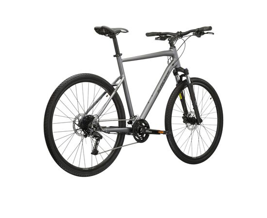 Велосипед KROSS Evado 5.0 M 28 (графитовый/чёрный матовый), Цвет: серый, Размер рамы: L, изображение 3