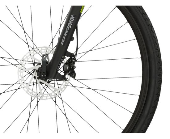 Велосипед KROSS Evado 5.0 M 28 (графитовый/чёрный матовый), Цвет: серый, Размер рамы: L, изображение 5