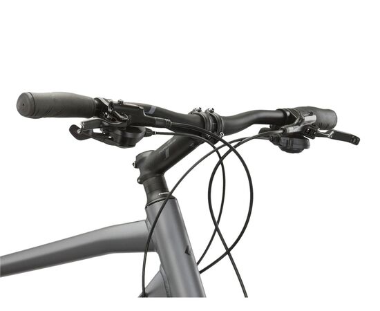 Велосипед KROSS Evado 5.0 M 28 (графитовый/чёрный матовый), Цвет: серый, Размер рамы: L, изображение 7