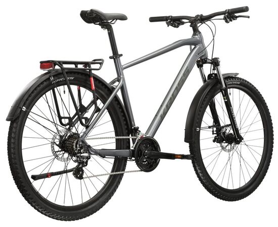 Велосипед KROSS Hexagon 2.0 EQ M 27 (серый/графитовый глянец), изображение 3 Велосипед KROSS Hexagon 2.0 EQ M 27 (серый/графитовый глянец), изображение 3