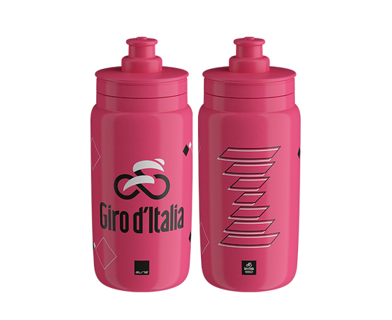 Велобутылка Elite FLY 550мл (Giro D'Italia 2024, розовая)