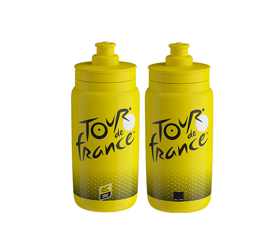 Велобутылка Elite FLY 550мл (TOUR DE FRANCE 2024, желтая)