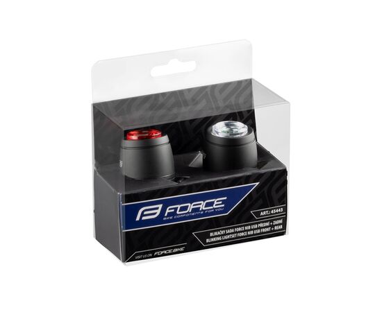 Комплект маячков Force NIB USB 45443 (передний + задний), изображение 3