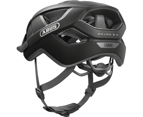 Шлем ABUS Aduro 3.0 (velvet black, чёрный), Цвет: черный, Размер: 52-58, изображение 4