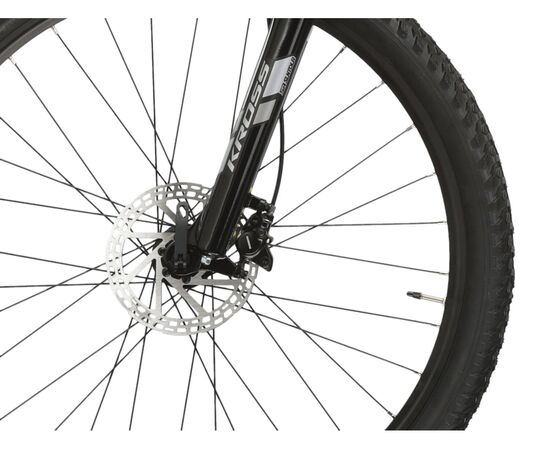 Велосипед KROSS Hexagon 6.0 M 29 (черный/серый/графитовый глянцевый, 23), Цвет: черный, Размер рамы: M, изображение 6