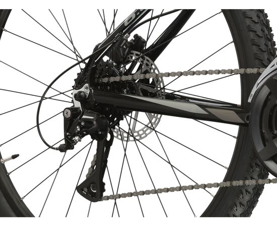 Велосипед KROSS Hexagon 6.0 M 29 (черный/серый/графитовый глянцевый, 23), Цвет: черный, Размер рамы: M, изображение 9