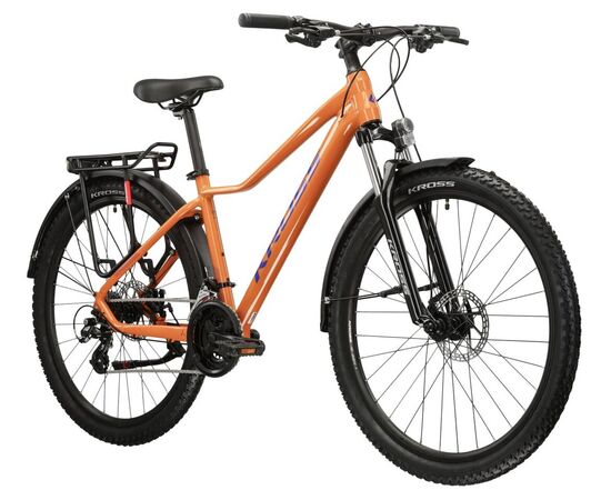 Велосипед KROSS Lea 2.0 EQ D 29 (оранжевый/темно-синий глянец), Цвет: оранжевый, Размер рамы: L, изображение 2