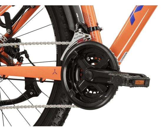 Велосипед KROSS Lea 2.0 EQ D 27 (оранжевый/темно-синий глянец), изображение 9