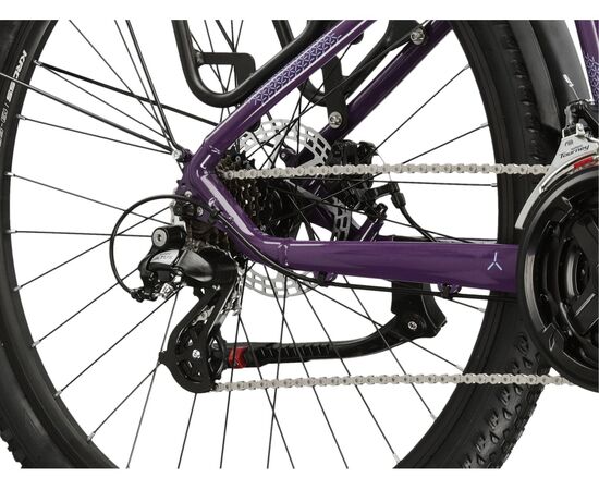 Велосипед KROSS Lea 2.0 EQ D 29 (фиолетовый/темно-синий блеск), Цвет: фиолетовый, Размер рамы: M, изображение 10