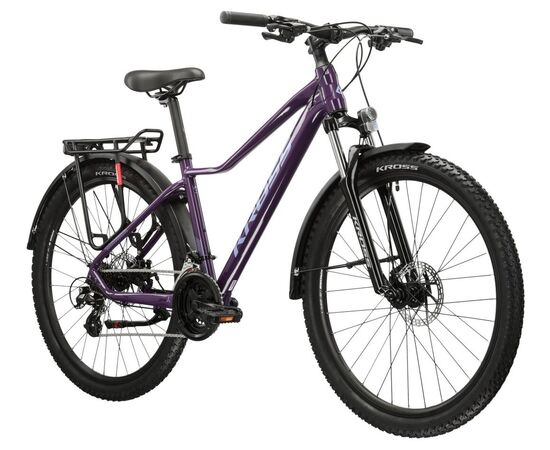 Велосипед KROSS Lea 2.0 EQ D 29 (фиолетовый/темно-синий блеск), Цвет: фиолетовый, Размер рамы: M, изображение 2