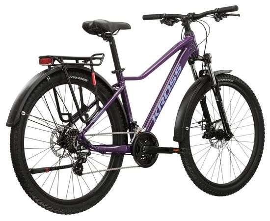 Велосипед KROSS Lea 2.0 EQ D 29 (фиолетовый/темно-синий блеск), Цвет: фиолетовый, Размер рамы: M, изображение 3