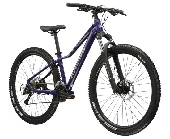 Велосипед KROSS Lea 4.0 D 27 (фиолетовый/серебристый матовый), изображение 2