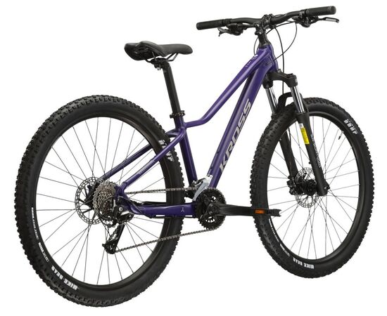 Велосипед KROSS Lea 4.0 D 27 (фиолетовый/серебристый матовый), изображение 3