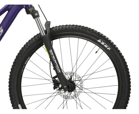 Велосипед KROSS Lea 4.0 D 27 (фиолетовый/серебристый матовый), изображение 4