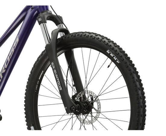 Велосипед KROSS Lea 4.0 D 27 (фиолетовый/серебристый матовый), изображение 5