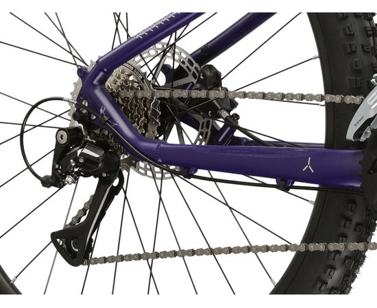 Велосипед KROSS Lea 4.0 D 27 (фиолетовый/серебристый матовый), изображение 8