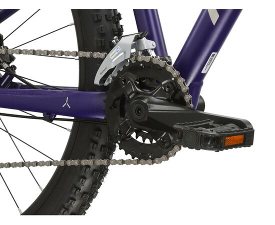 Велосипед KROSS Lea 4.0 D 27 (фиолетовый/серебристый матовый), изображение 9