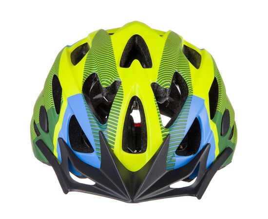 Шлем STG MV29-A (салатовый/синий/чёрный, с фикс. застежкой), Цвет: салатовый, Размер: 55-58, изображение 3